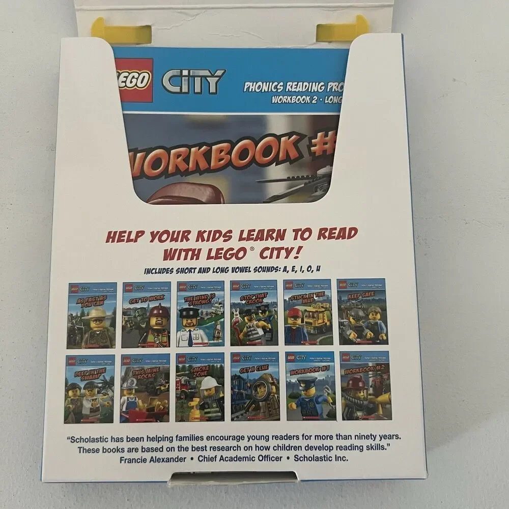 Lego City Phonics Boxed Set 10 Books 2 Workbooks Learning to Read Scholastic - Picture 3 of 7